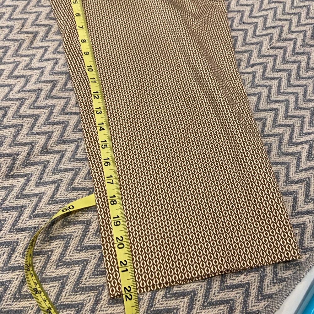 Talbots Petites Patterned Cropped Pants Size 8p B… - image 7